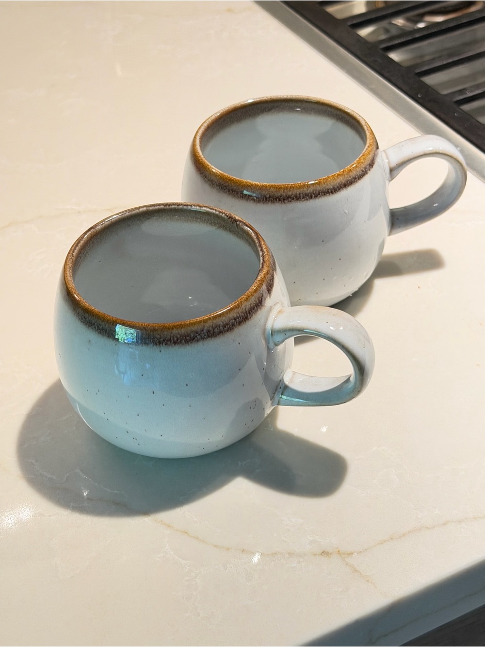 Hearth and Hand Stoneware Mugs, Set of two.